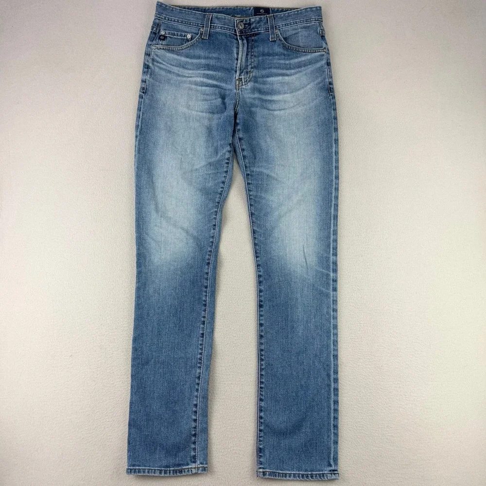 AG Adriano Goldschmied Jeans The Everett‎ Mens 30x34 Faded Denim Slim Straight
